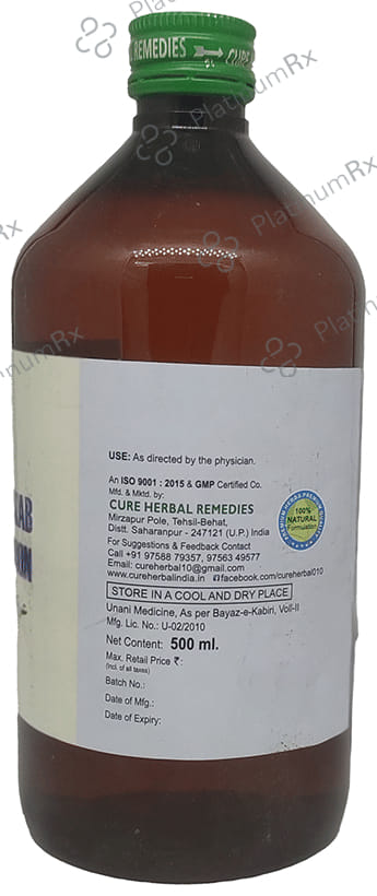 Cure Herbal Remedies Arq Murakkab Musaffi Khoon