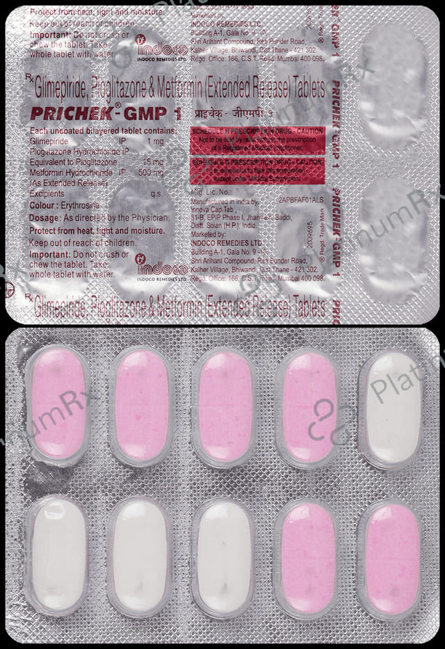 Prichek GMP 1 Tablet ER 10s