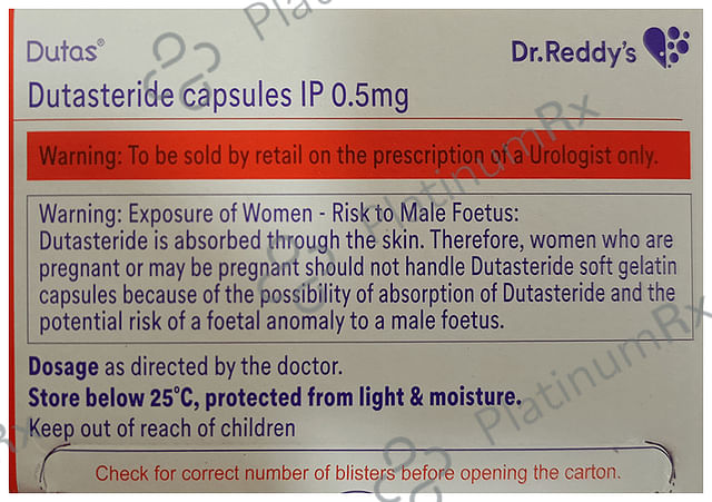Dutas 0.5mg Capsule 30s