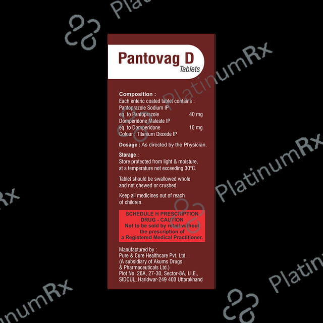 Pantovag D 10/40mg Tablet 10s
