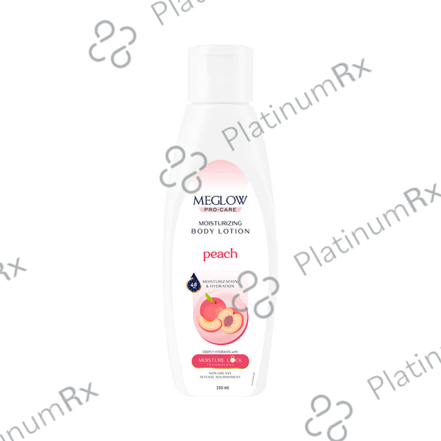 Meglow Moisturising Body Lotion Peach 150 ml