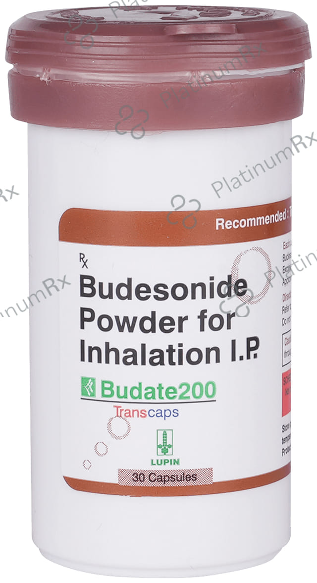 Budate 200mcg Transcaps 30s