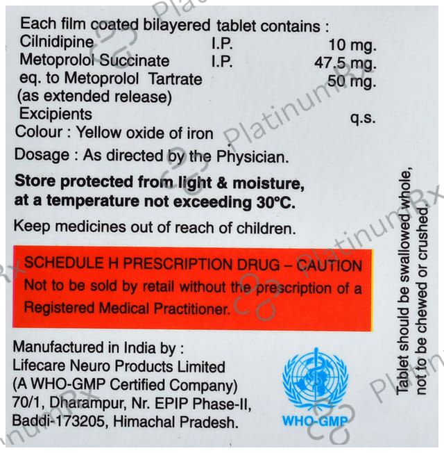 Cilink M Tablet ER 10s