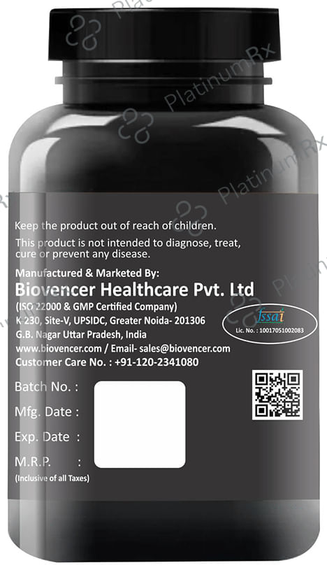 Bioven L-Glutathione 500mg for Skin Health - Capsule