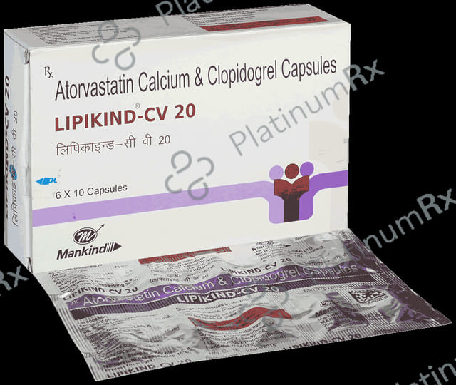 Lipikind CV 20/75 Capsule 10s