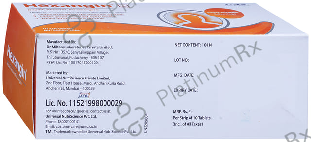 Hexangin Tablet 10s