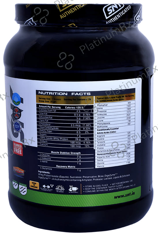 SNT 100% Whey Protein Isolate Chocolate 2 lb