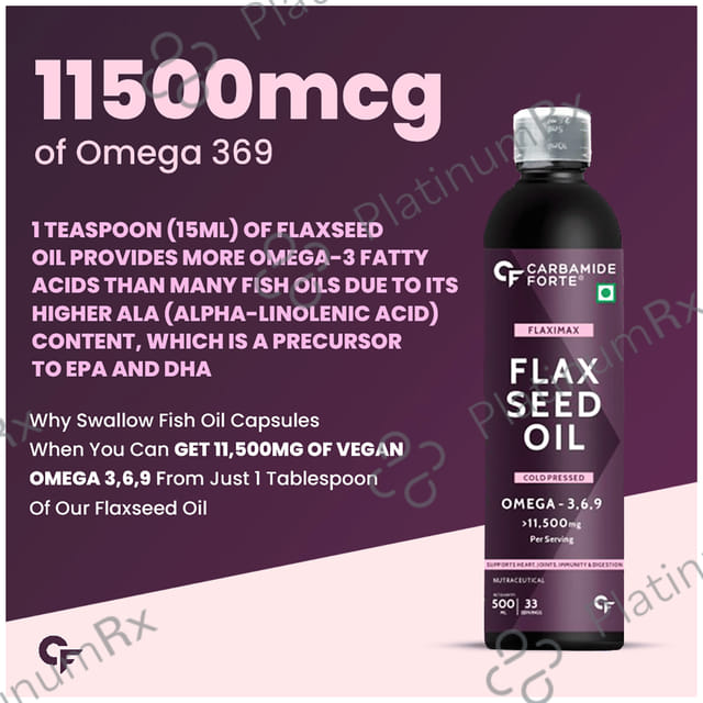 Carbamide Forte Cold Pressed Flaxseed Oil