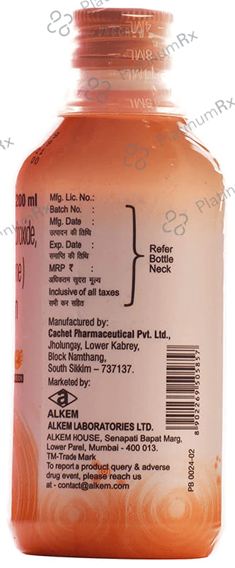 Pan Mps O Oral Suspension Sugar Free 200ml