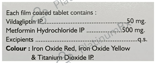 Vilnexor M 500mg/50mg Tablet