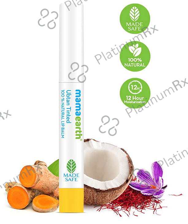 Mamaearth Ubtan Tinted 100% Natural Lip Balm