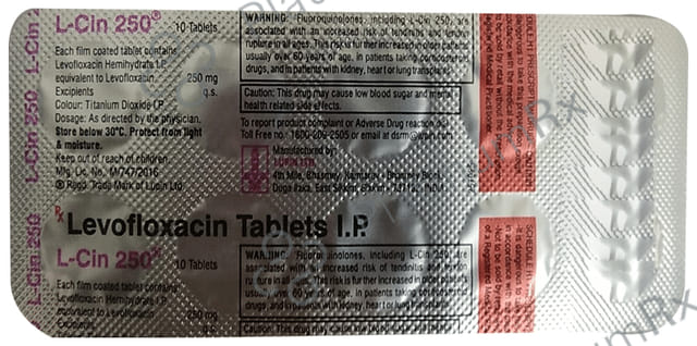 L Cin 250mg Tablet 10s