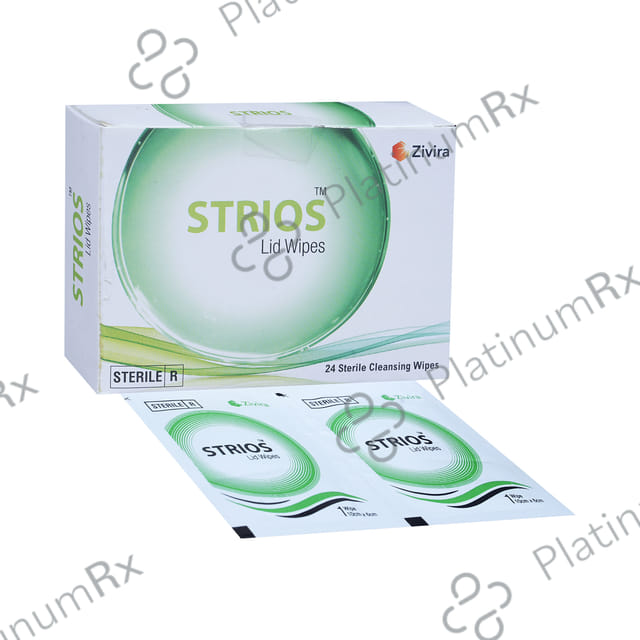 Strios Lid Wipes 24s