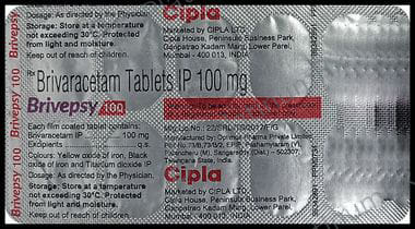 Brivepsy 100mg Tablet 10s