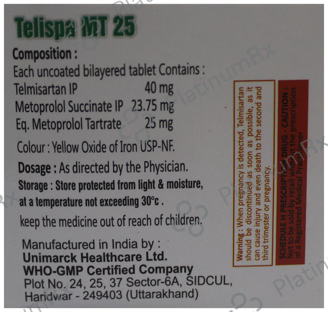 Telispa MT 25 Tablet