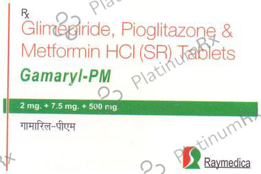 Gamaryl PM 2/500/7.5mg Tablet SR 10s