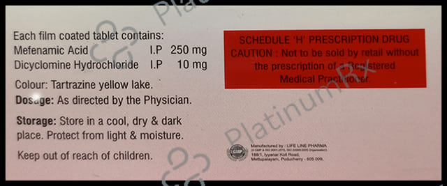 Paracolin M 250/10mg Tablet 10s