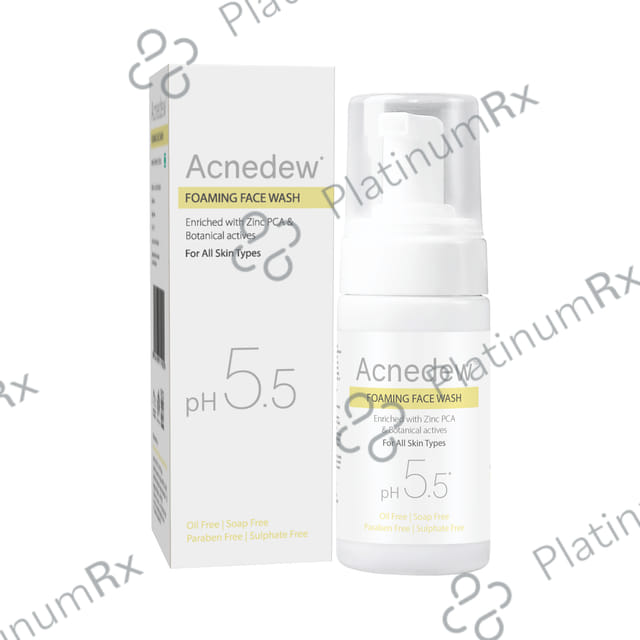 Acnedew pH 5.5 Foaming Face Wash