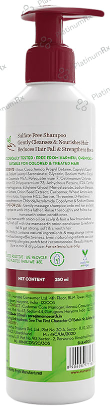 Mamaearth Onion Shampoo 250ml