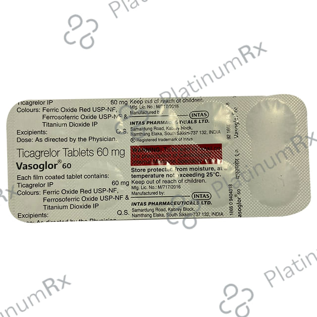 Vasoglor 60mg Tablet 10s