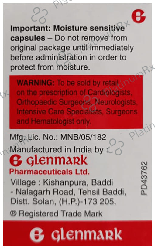 Dabigza 150mg Capsule 14s