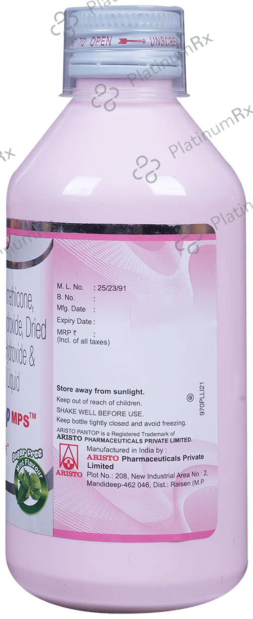 Pantop MPS Mint Syrup 200ml