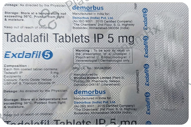 Exdafil 5 Tablet