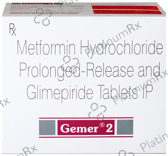 Gemer 2/500mg Tablet PR 15s