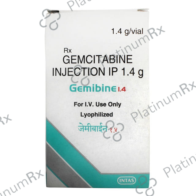 Gemibine 1.4gm Injection 1ml
