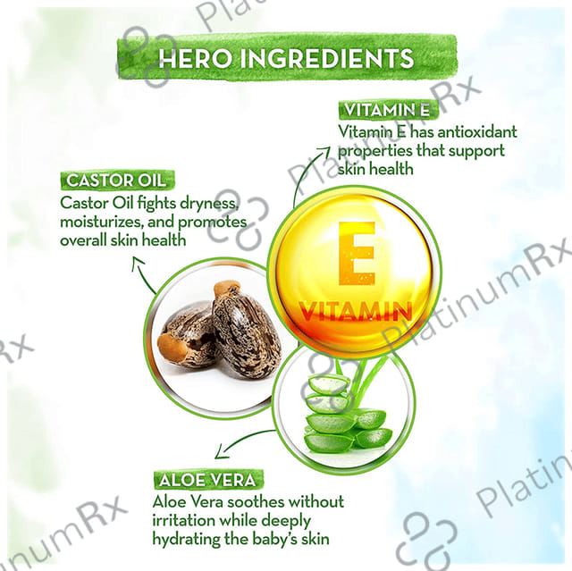 Mamaearth Organic Bamboo Based Wipes - With Castor Oil & Aloe Vera