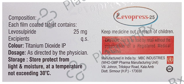 Levopress 25 Tablet