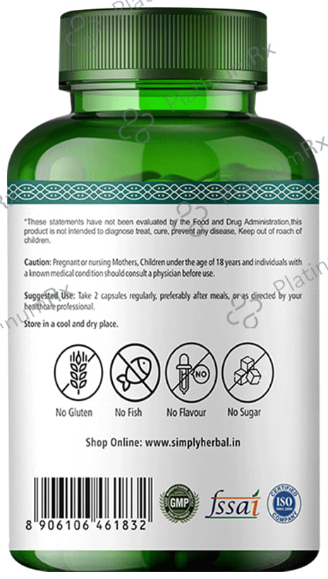 Simply Herbal Plant Based Vitamin B12 Capsule