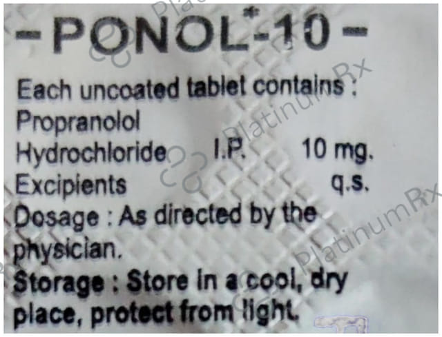 Ponol 10mg Tablet