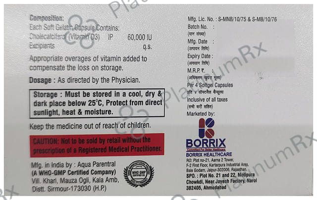 D-Borix-60K Softgel Capsule