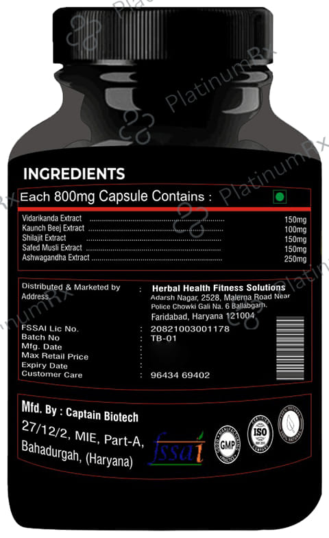 Fitness Prime Maxx Power Testosterone Booster Capsule