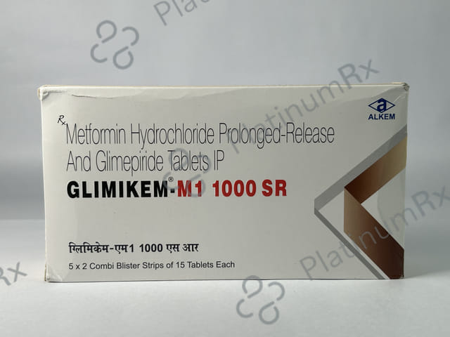 Glimikem M 1/1000mg SR Tablet 15s