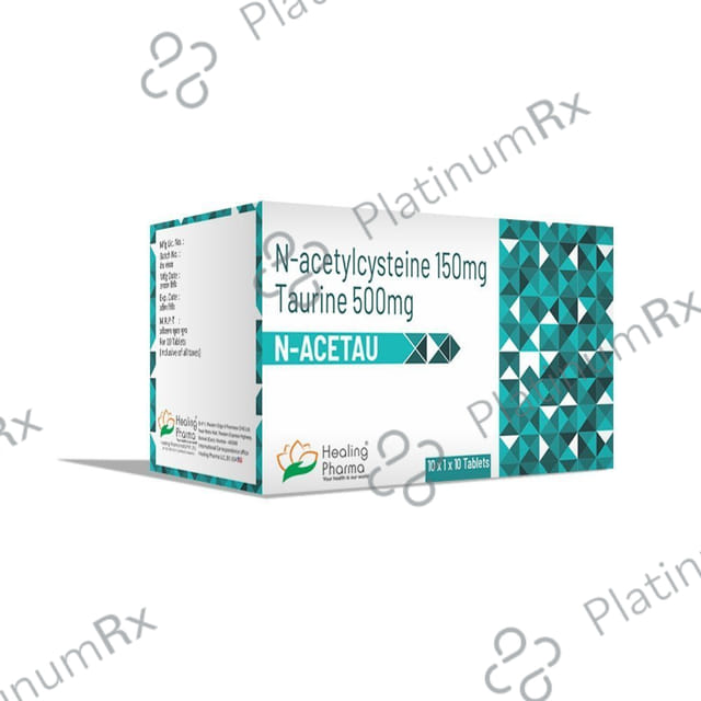 N Acetau 500/150mg Tablet 10s