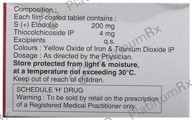 Proxym MR 200/4mg Tablet 10s