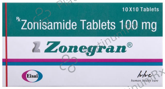 Zonegran 100mg Tablet 10s