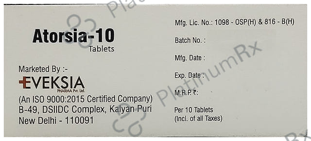 Atorsia 10 Tablet