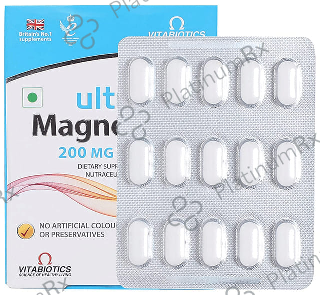 Ultra Magnesium 200mg Tablet 15s