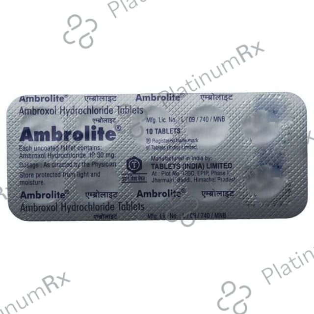 Ambrolite 30mg Tablet 10s