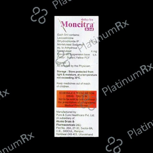 Moncitra Kid Oral Suspension