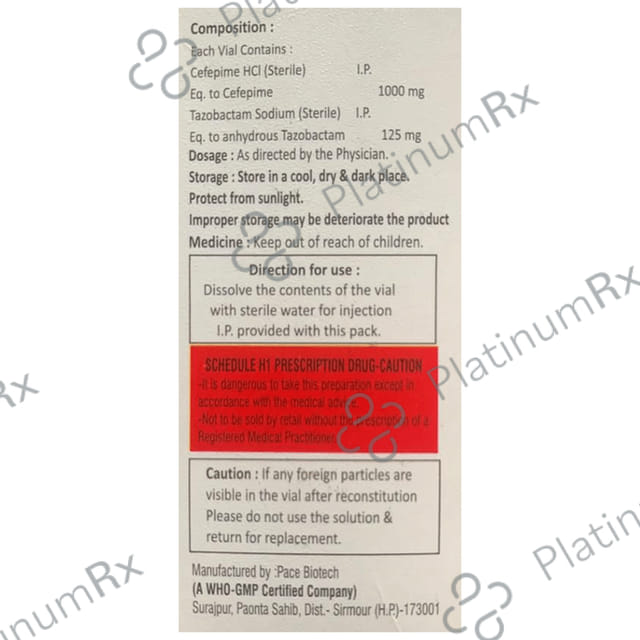 Cefitaz 1.125gm Injection