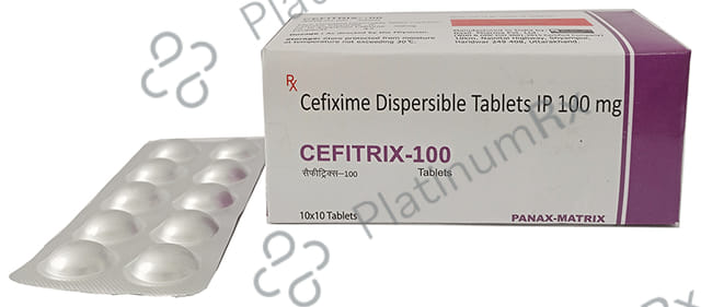 Cefitrix 100mg Tablet DT 10s