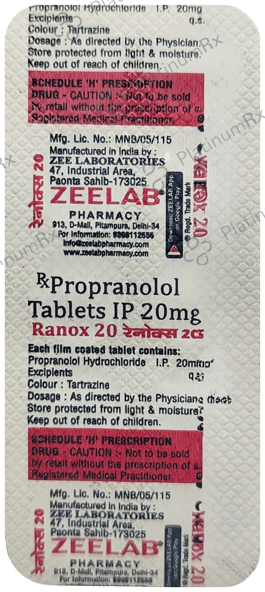 Ranox 20 Tablet
