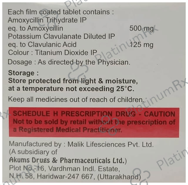 Strandclav 625 Tablet