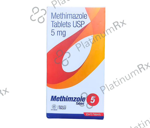 Methimzole 5mg Tablet 10s