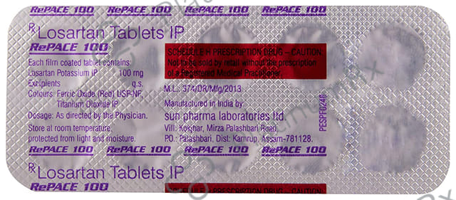 Repace 100mg Tablet 10s