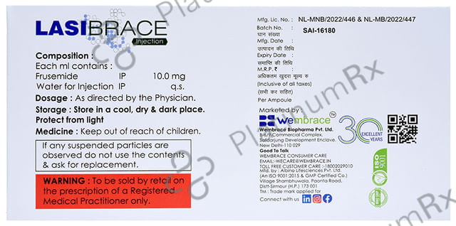 Lasibrace Injection